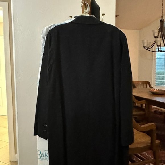 Women's shawl collar dress overcoat - Picture 4 of 5